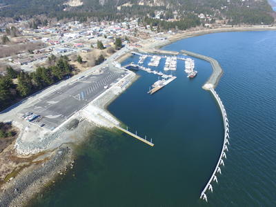 Haines Small Boat Harbor - View Looking Northwest