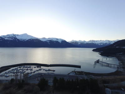 Haines Small Boat Harbor - View looking East